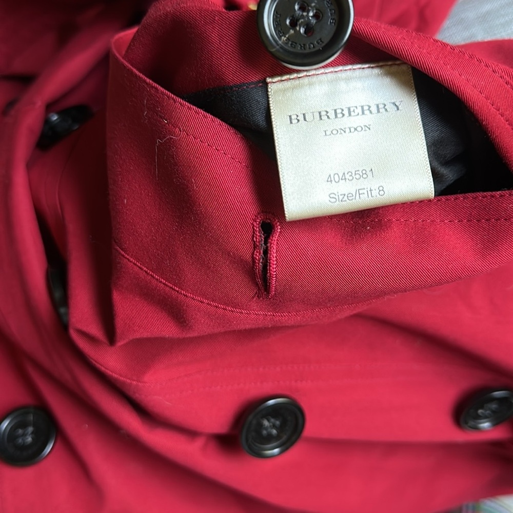 Burberry Scarlet Trench Coat - Picture 12 of 13